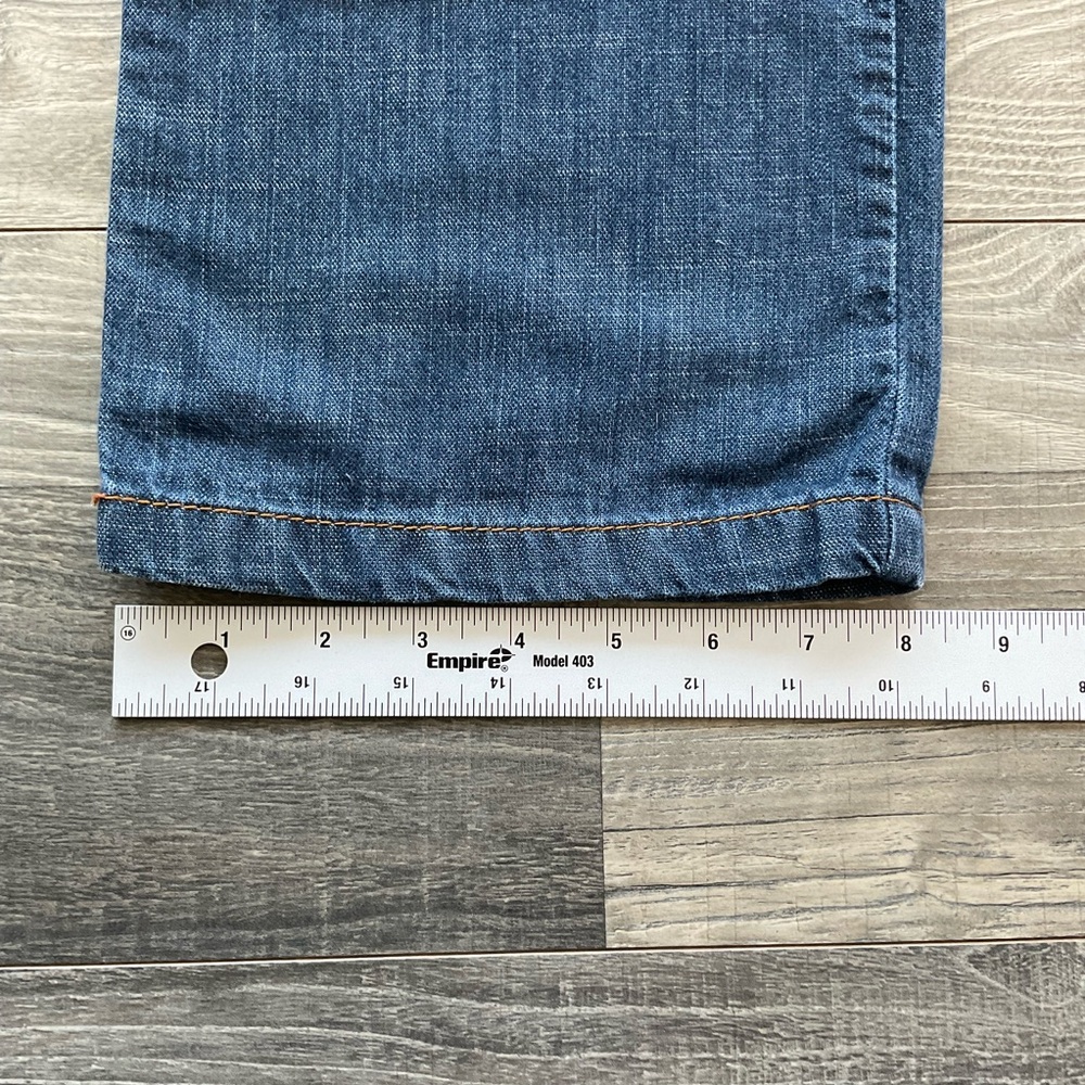 VTG Levi’s 575 Jeans Women’s Actual 32x32 Blue Button Fly Low Rise - Picture 9 of 15